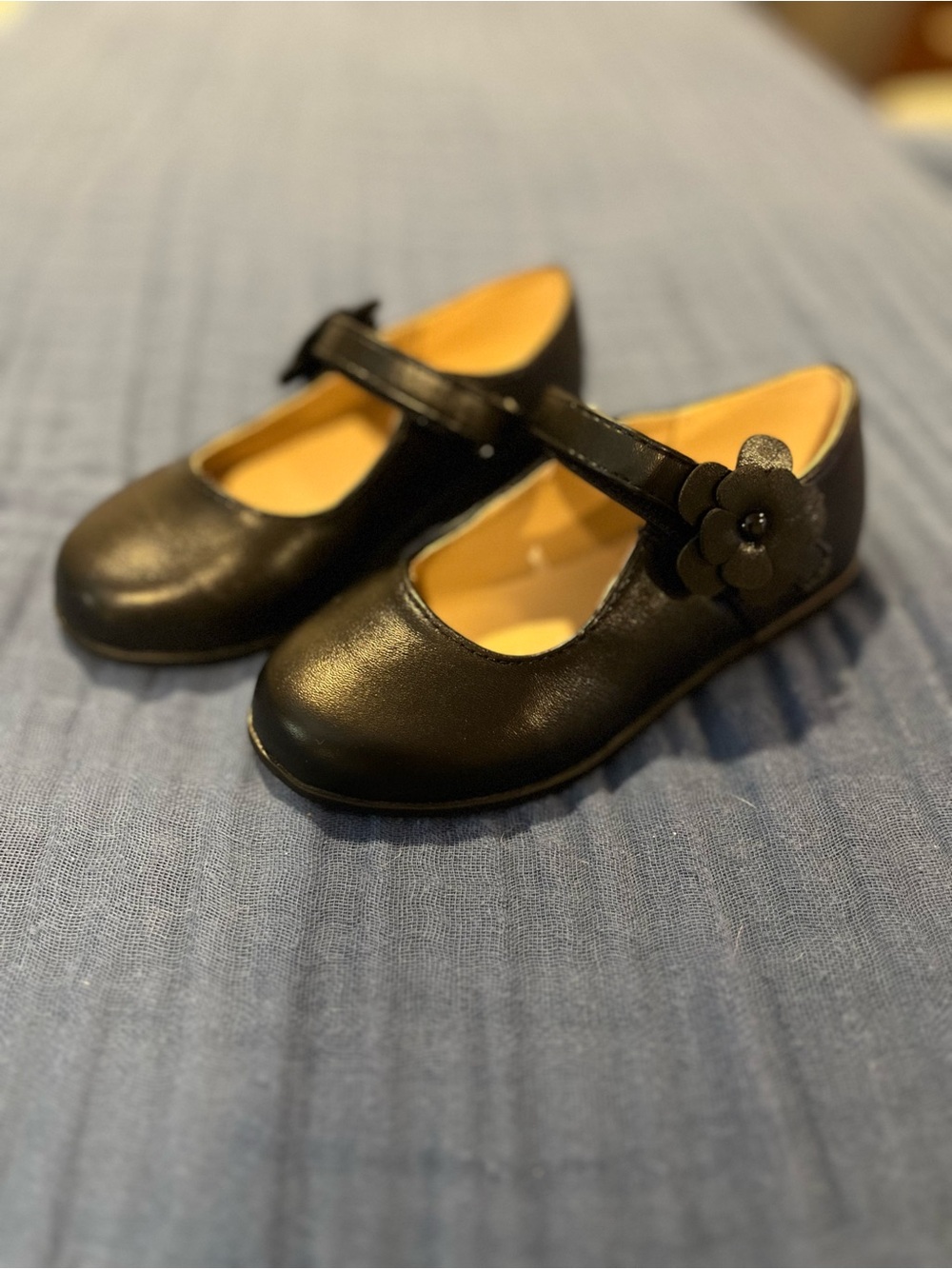 Children’s Place toddler Mary Janes with flower accent - TWO pairs